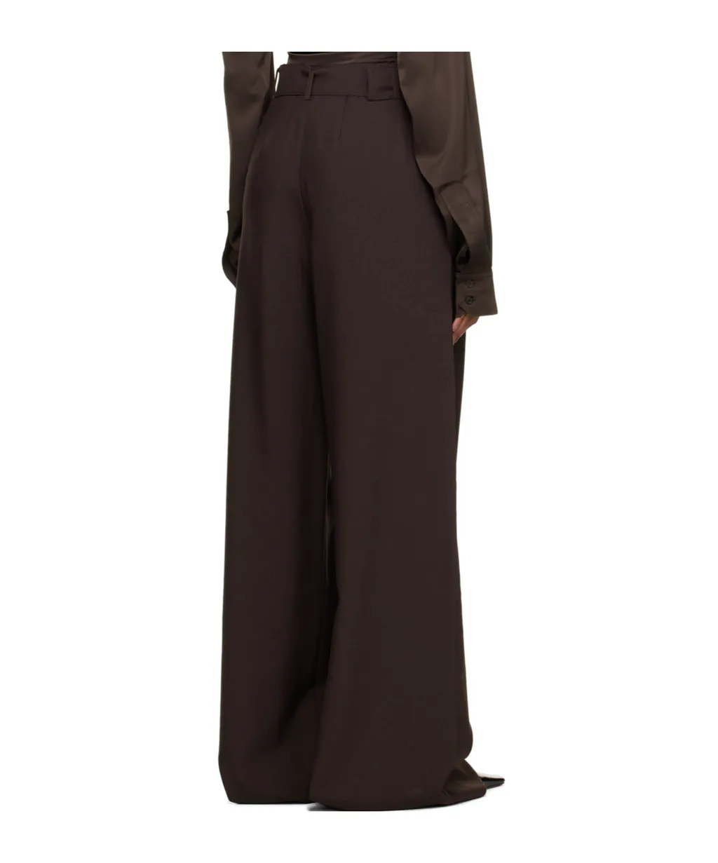 Buckle Belt Casual Pants