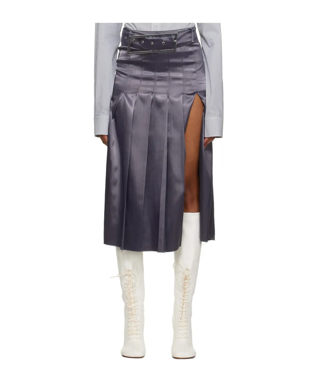 Buckle Belt Skirt