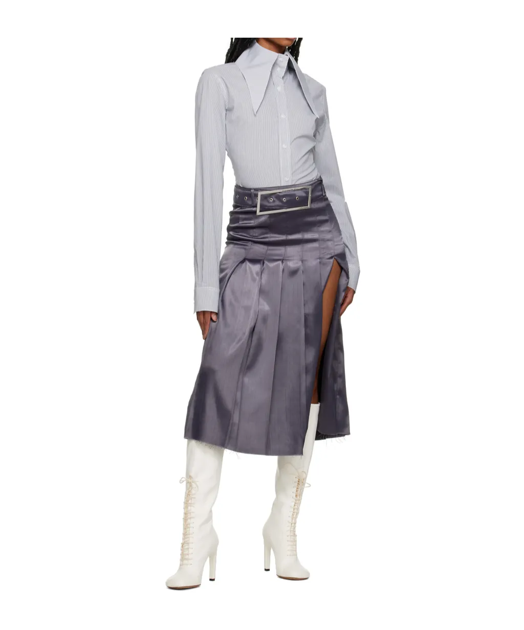 Buckle Belt Skirt