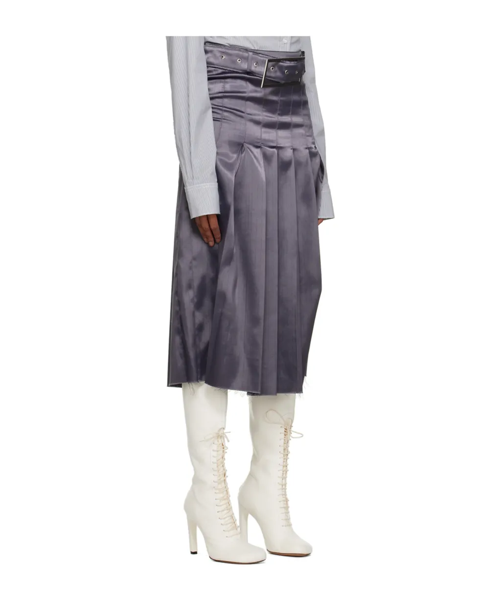 Buckle Belt Skirt