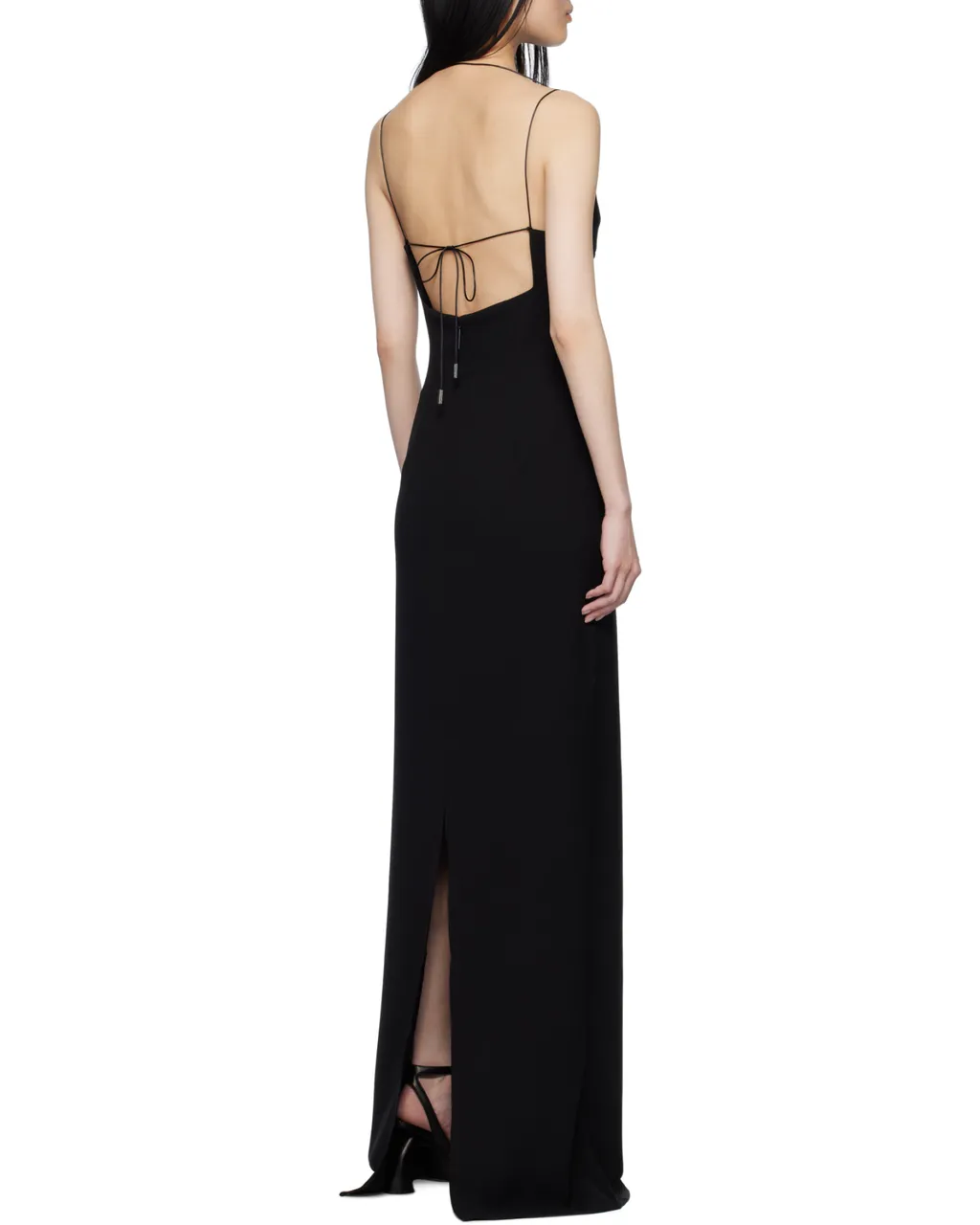 Backless Crepe Dress