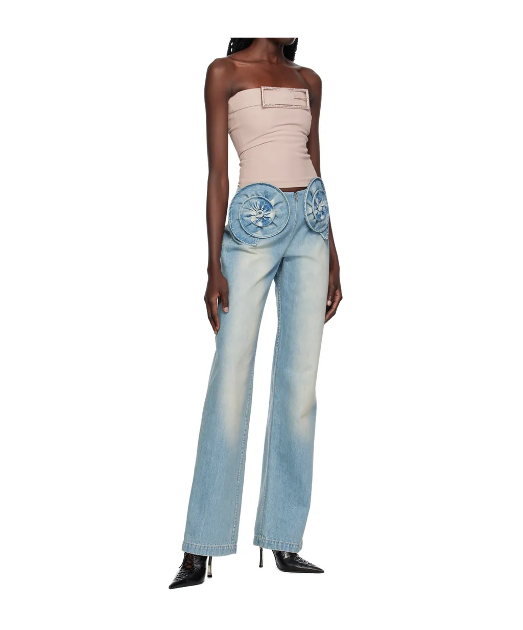 Pin-Buckle Tube Top