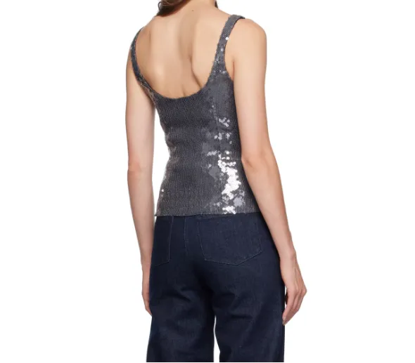 Devereau Sequin-Embellished Top