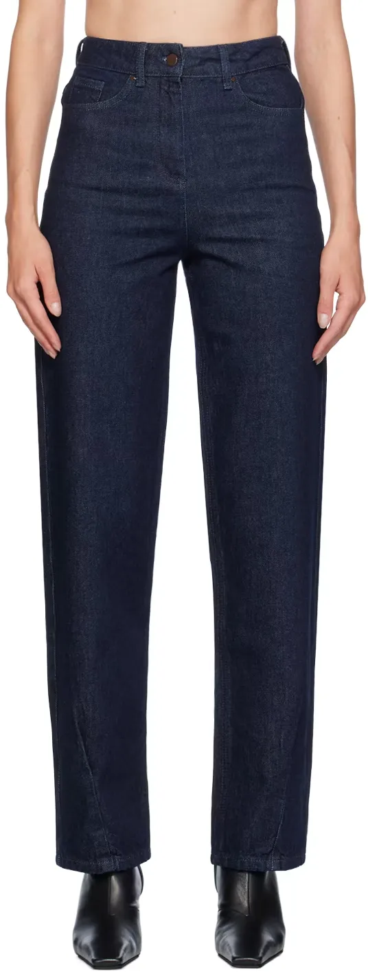 Straight-Leg Cotton Jeans