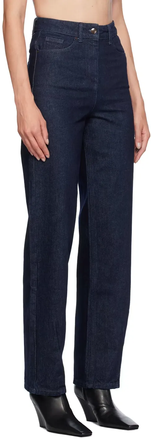 Straight-Leg Cotton Jeans