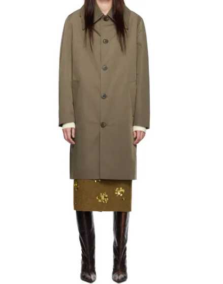 Torrance Single-Breasted Trench Coat