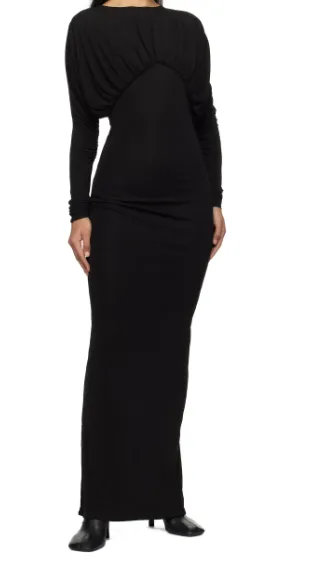 Ruched-Detailing Dress