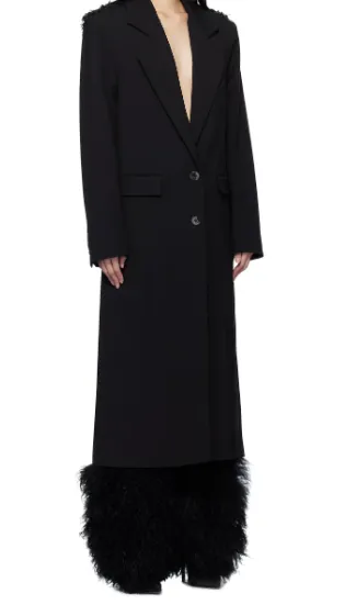 Heavy Elastic Twill Coat