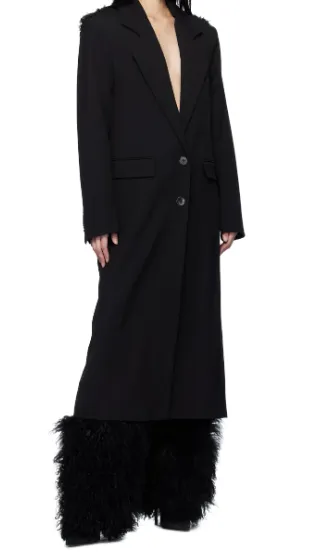Heavy Elastic Twill Coat