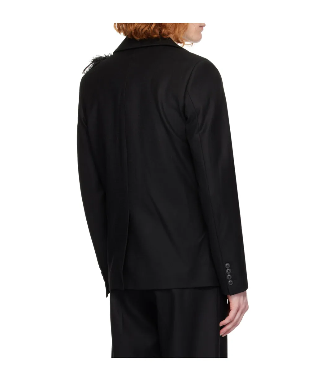 Virgin Wool Twill Blazer