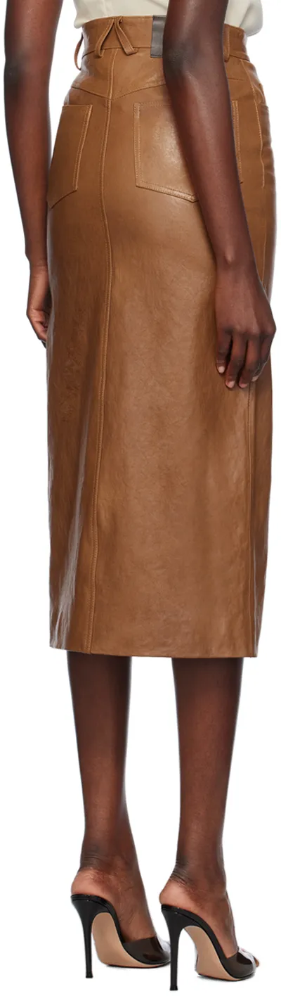 Fitted Skirt With Split Details