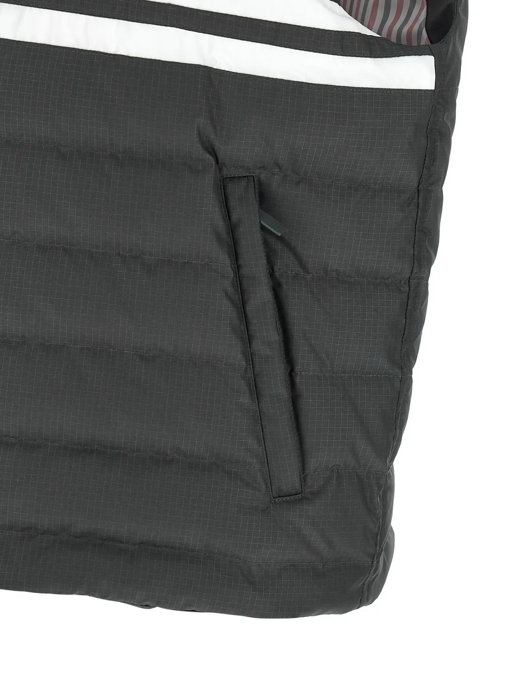 Shiny Ripstop Lightweight Down 4-Bar Vest
