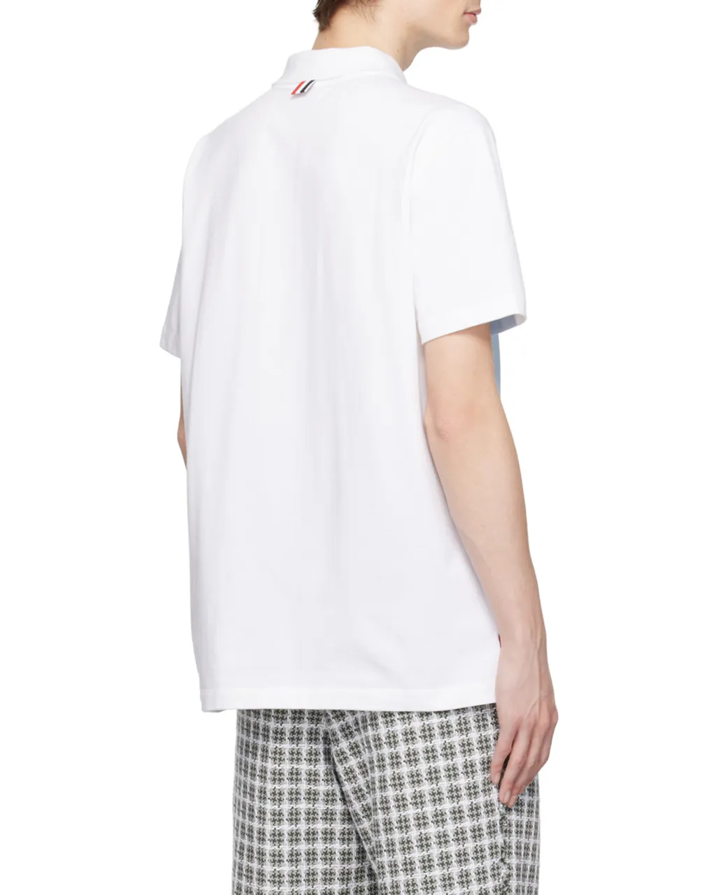 Trompe L' Oeil Logo Patch Polo Shirt