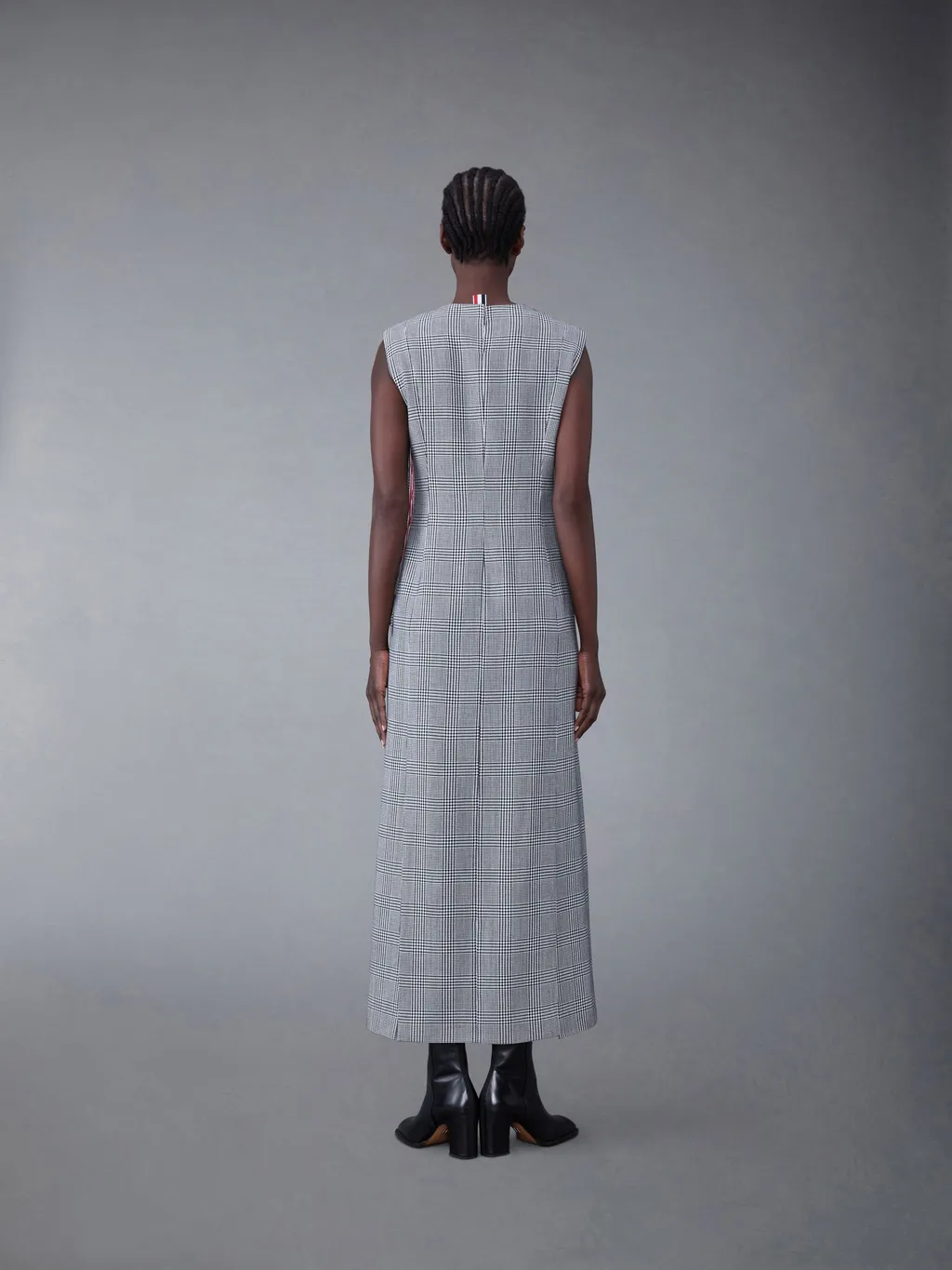 Sleeveless Split Wool Dress