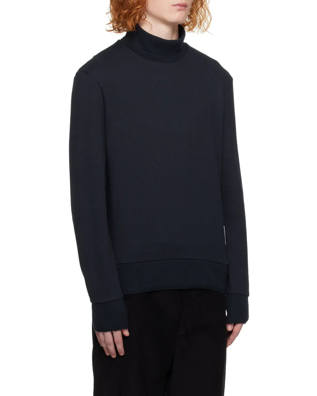 High-Neck Knitted Sweater