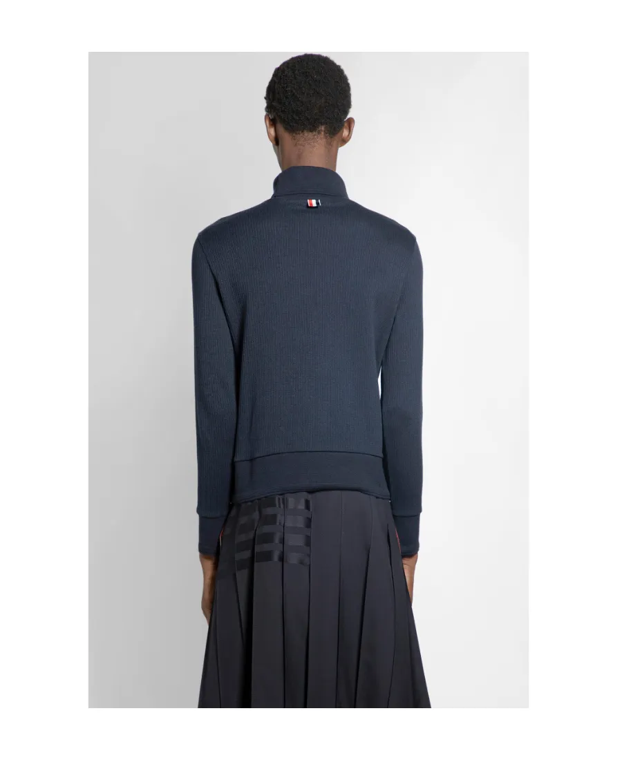 High-Neck Knitted Sweater