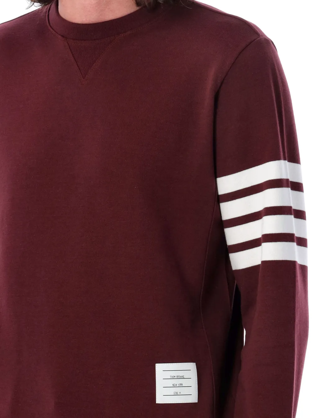 4-Bar Striped Sweatshirt