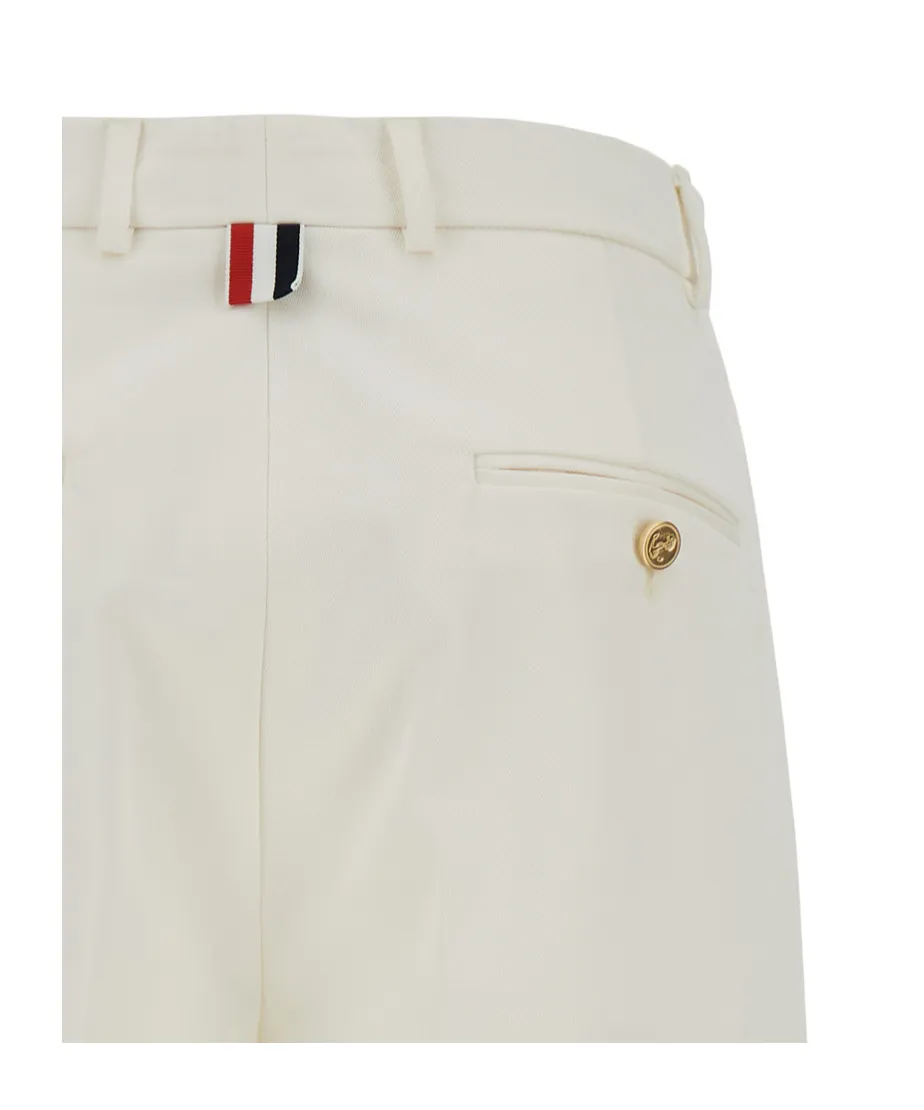 Pleated Zipper Casual Pants
