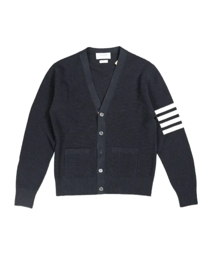V-Neck Striped Cardigan