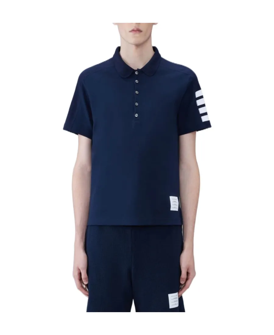 4-Bar Short Sleeve Polo Shirt