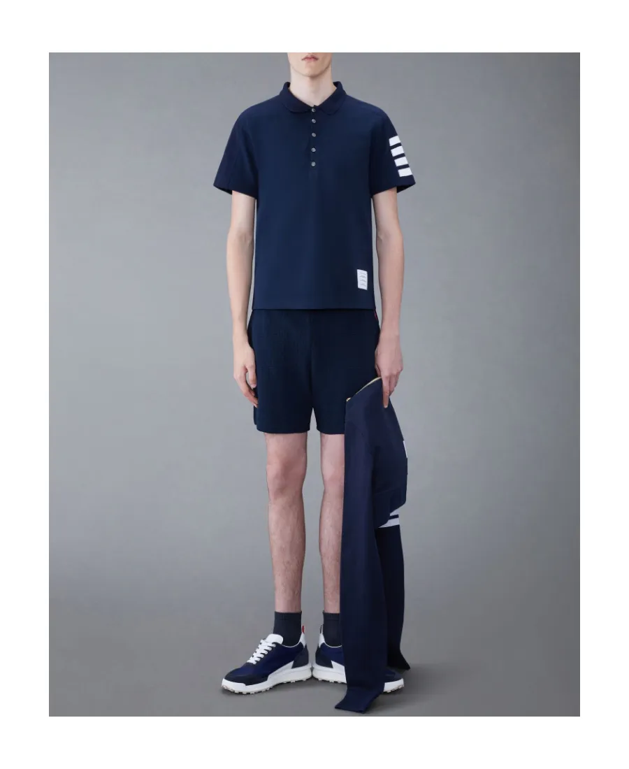4-Bar Short Sleeve Polo Shirt