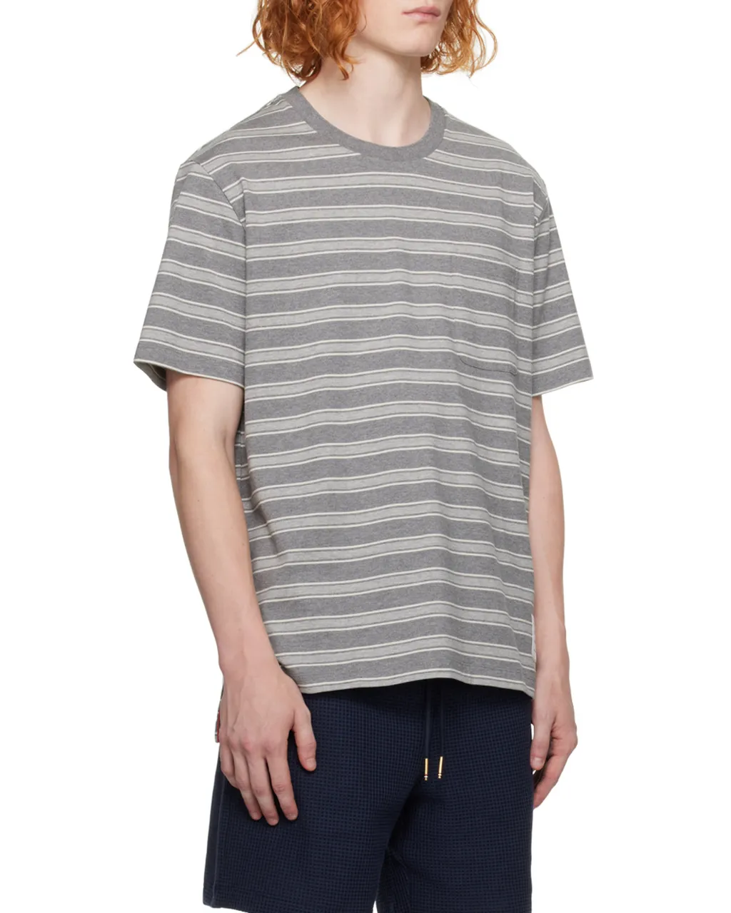 Striped Cotton-Jersey T-Shirt