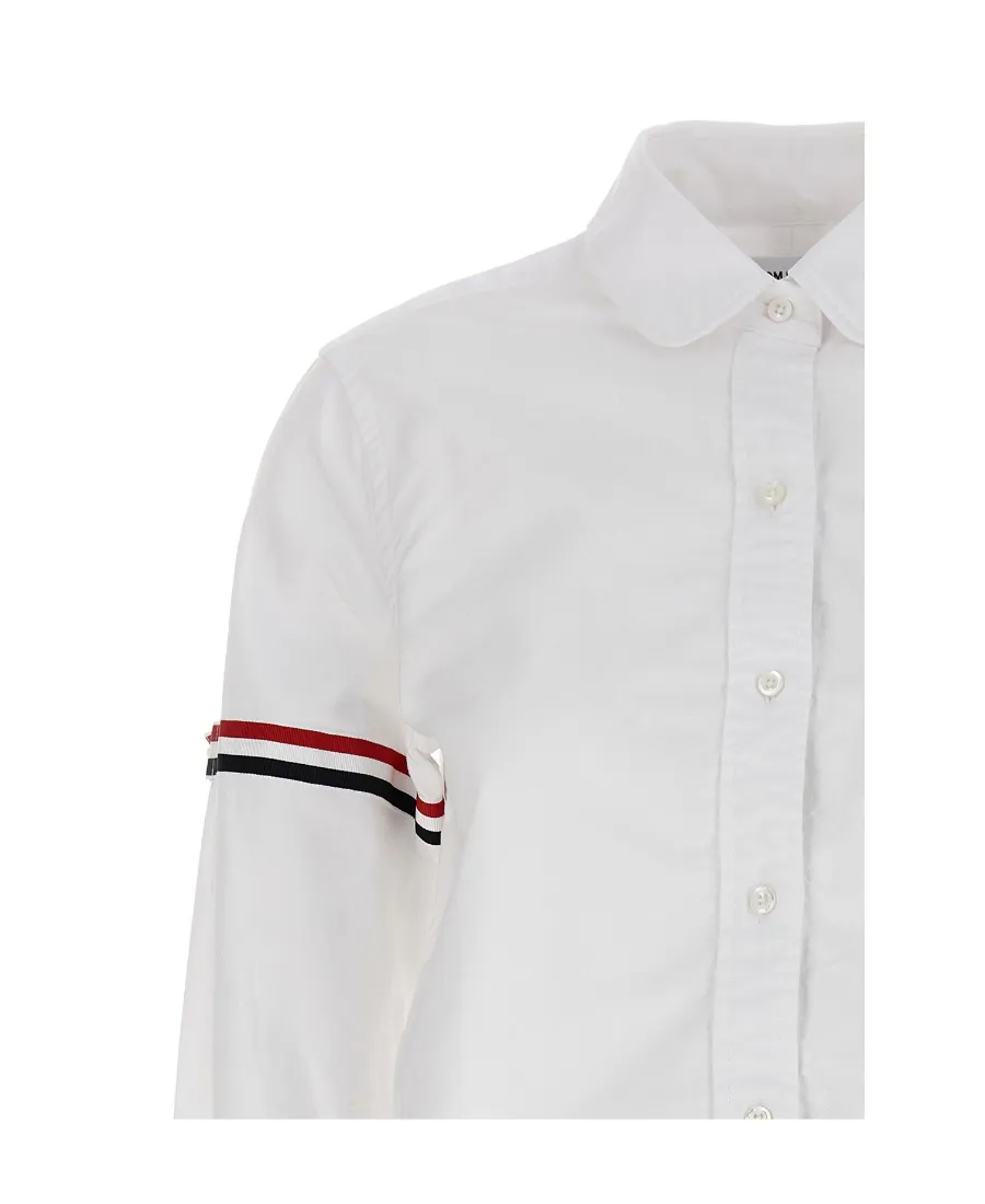 Cropped Button-Up Shirt