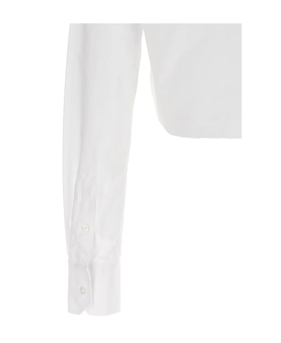 Cropped Button-Up Shirt