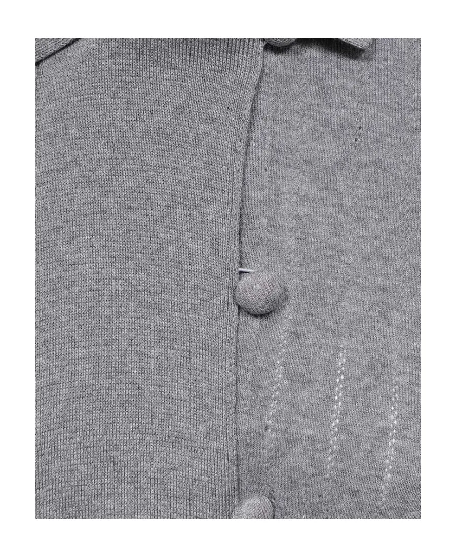 Knitted Shirt-Collar Dress