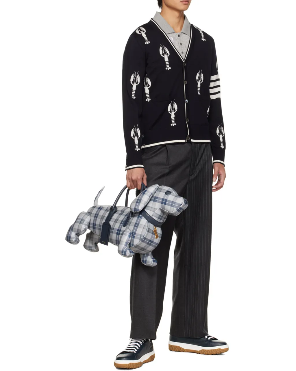 Lobster Motif Cardigan