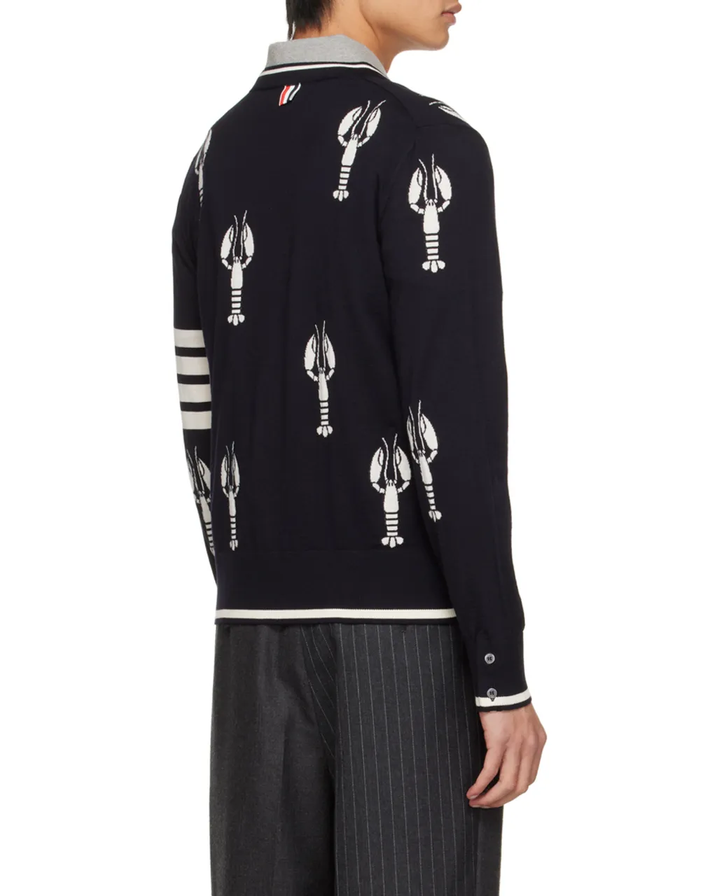 Lobster Motif Cardigan