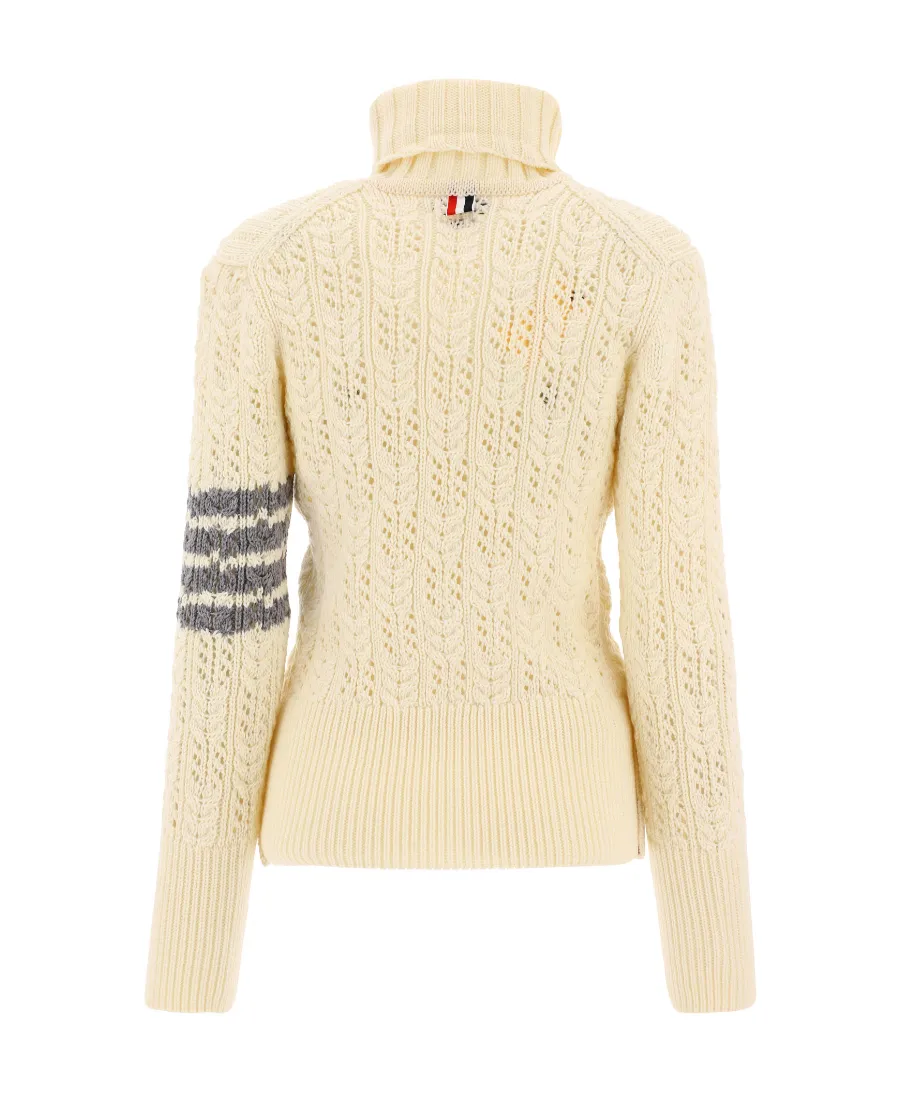 4-Bar Roll-Neck Wool Jumper