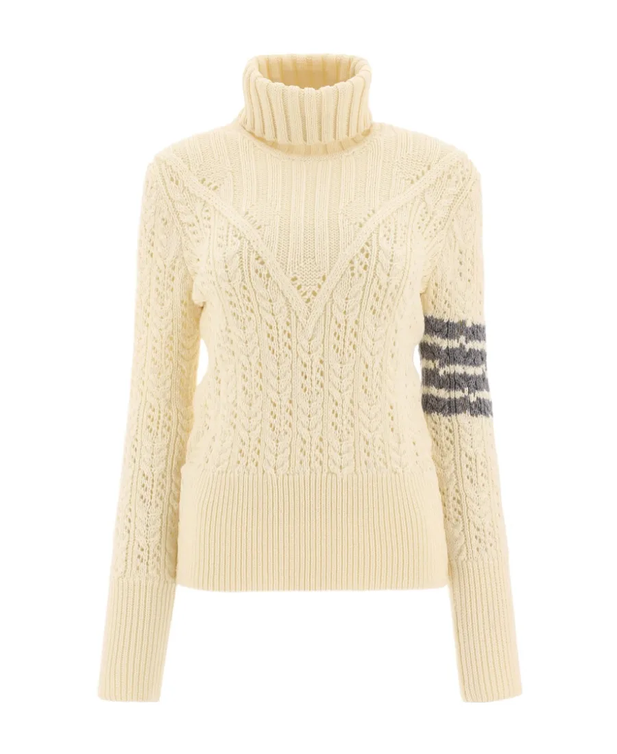 4-Bar Roll-Neck Wool Jumper