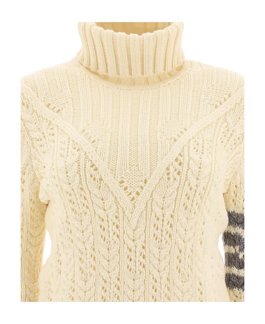 4-Bar Roll-Neck Wool Jumper
