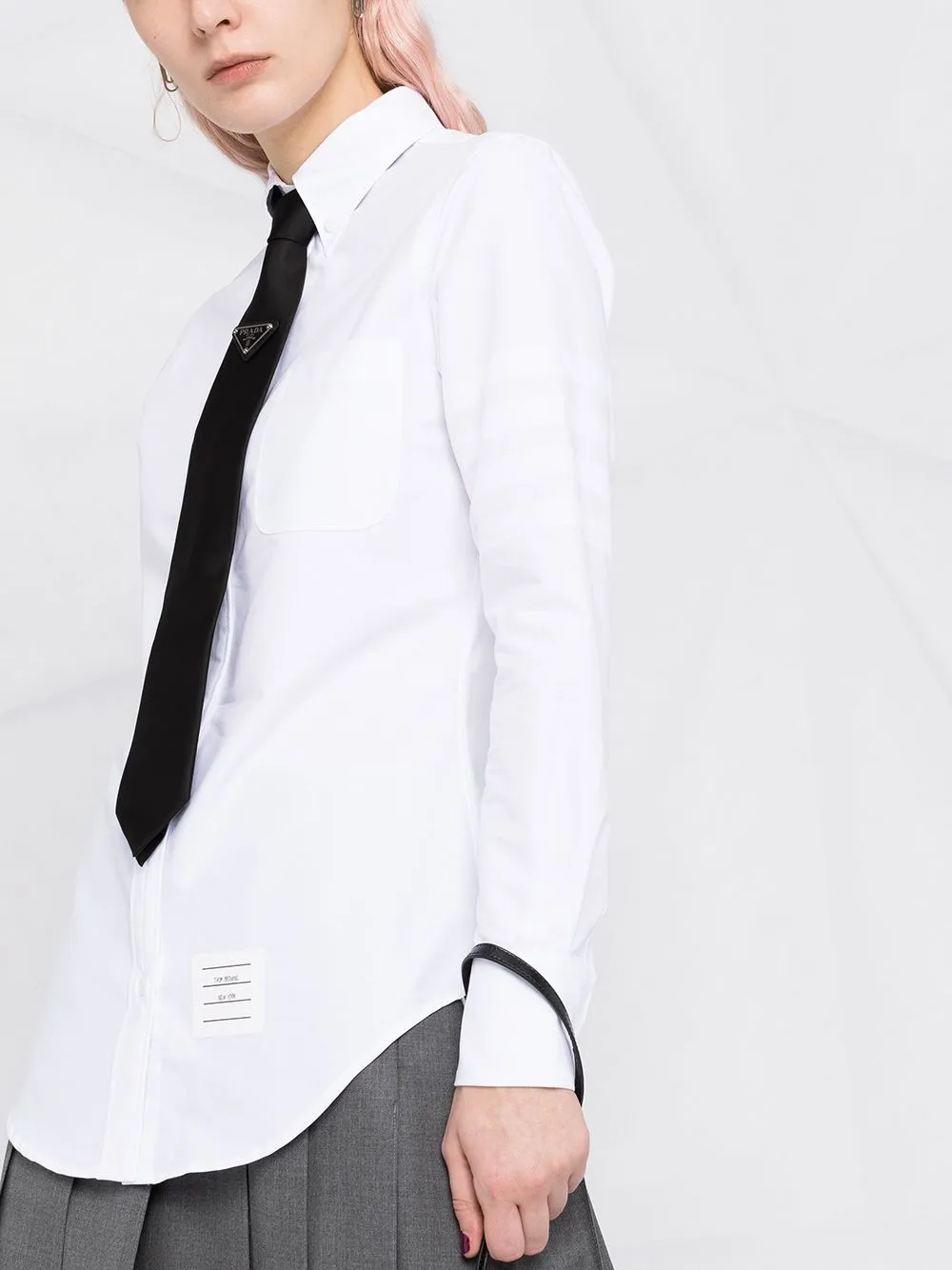 Logo Patch Long-Sleeved Shirt