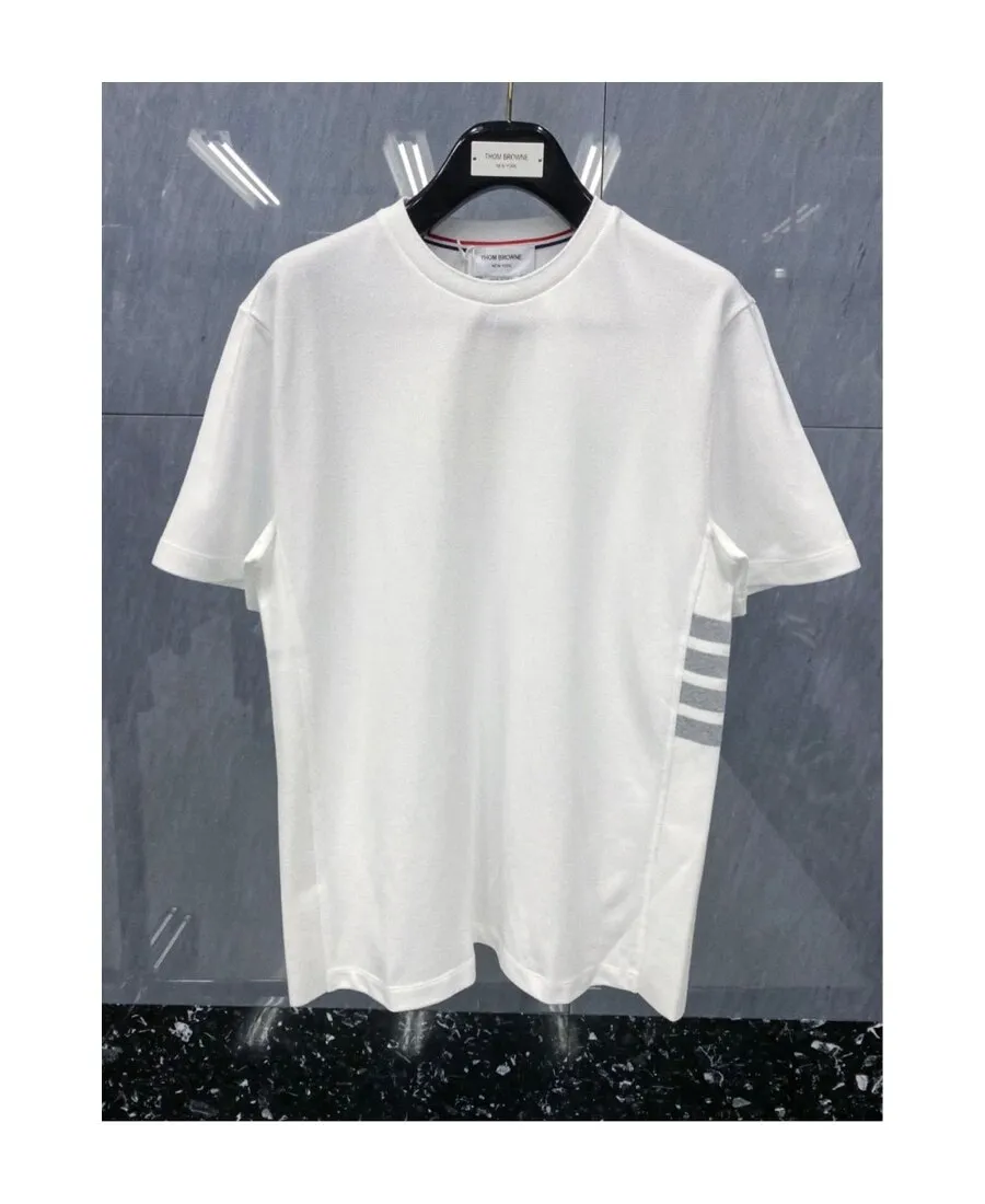 4-Bar Insert Piqué T-Shirt