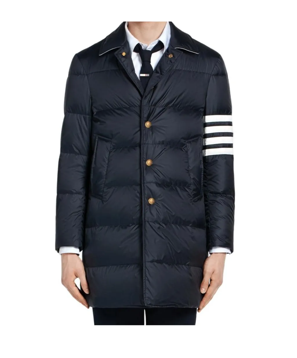 4-Bar Collar Overcoat