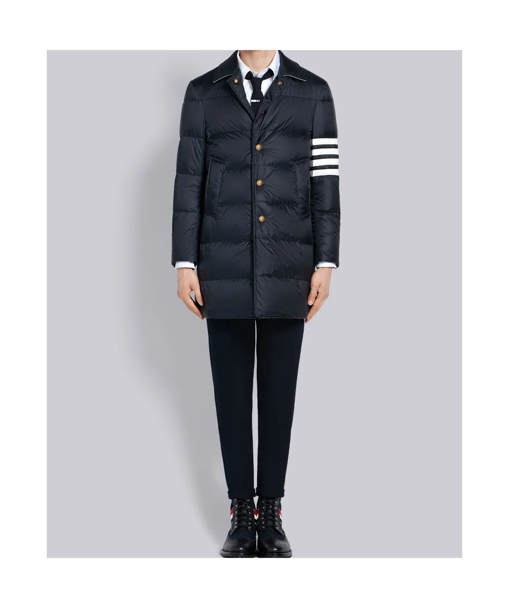 4-Bar Collar Overcoat