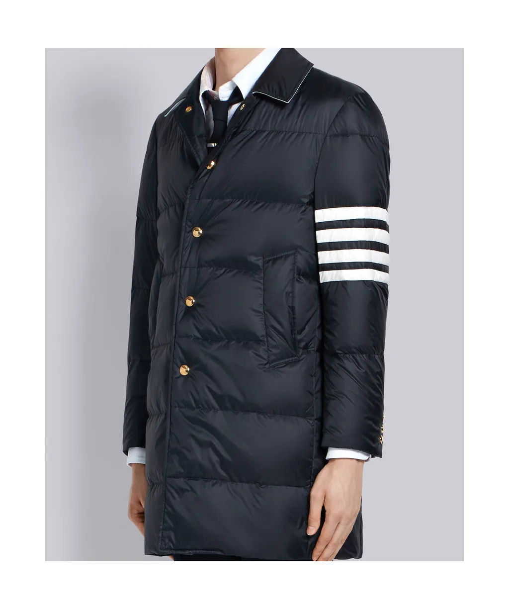 4-Bar Collar Overcoat