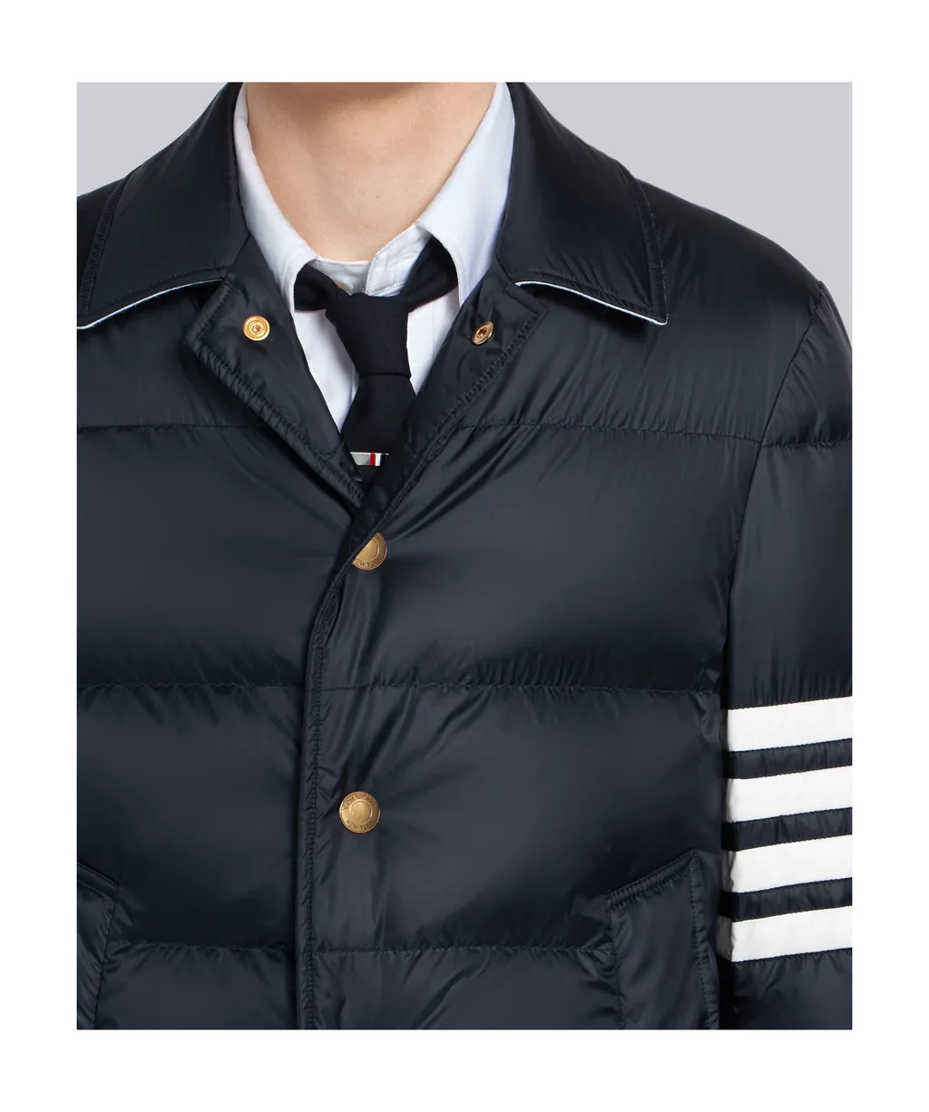 4-Bar Collar Overcoat