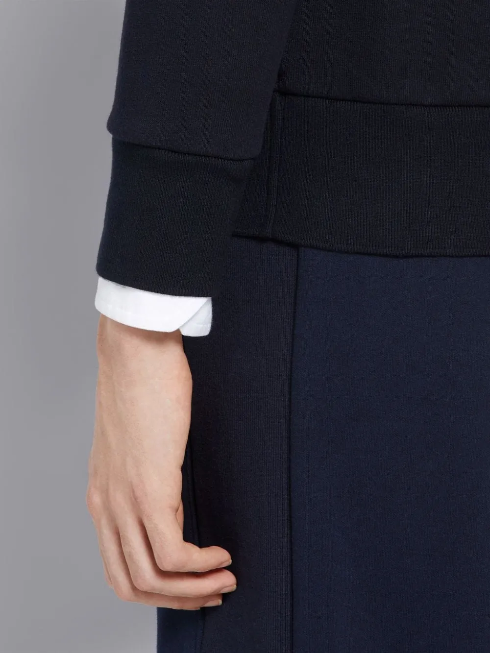 Loopback Stripe Pocket Sweatshirt