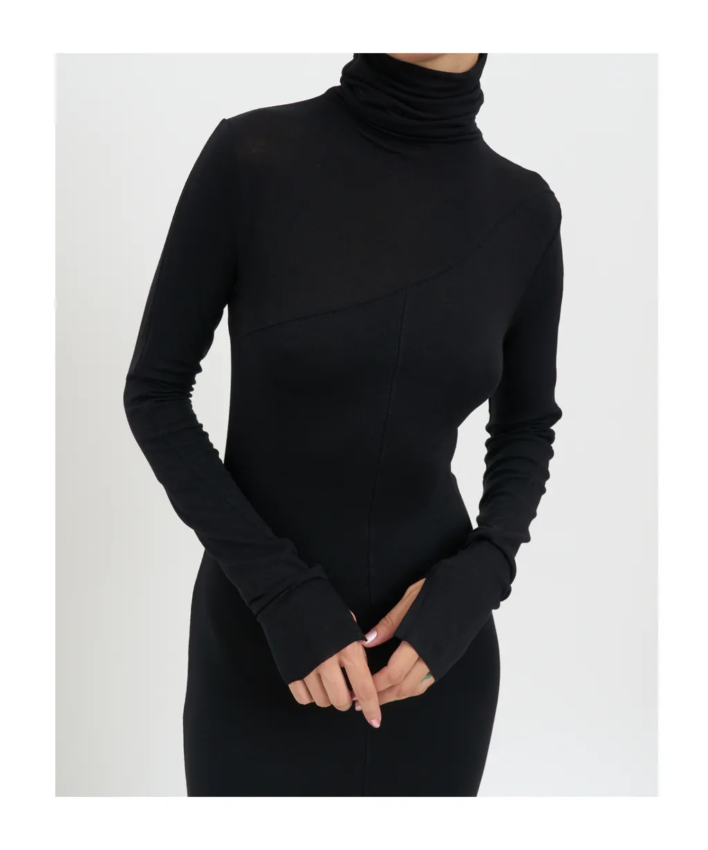 Long Sleeve Turtleneck Dress