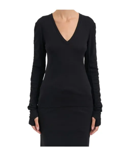 Long Sleeve V-Neck Top