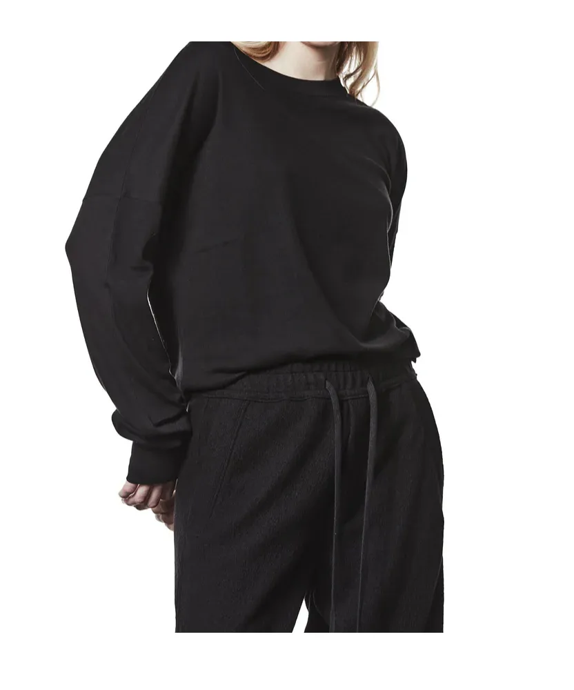 Oversize Longsleeve With Embroidered Wording And Thread Detail