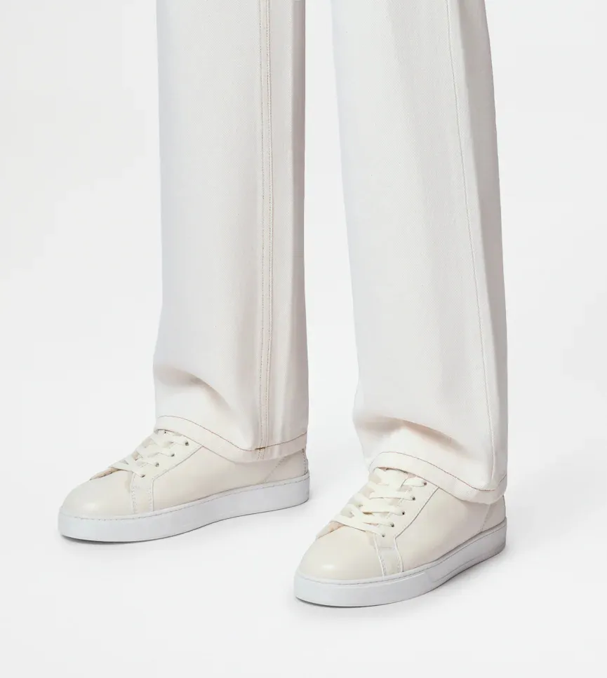 Shearling-Trimmed Sneakers