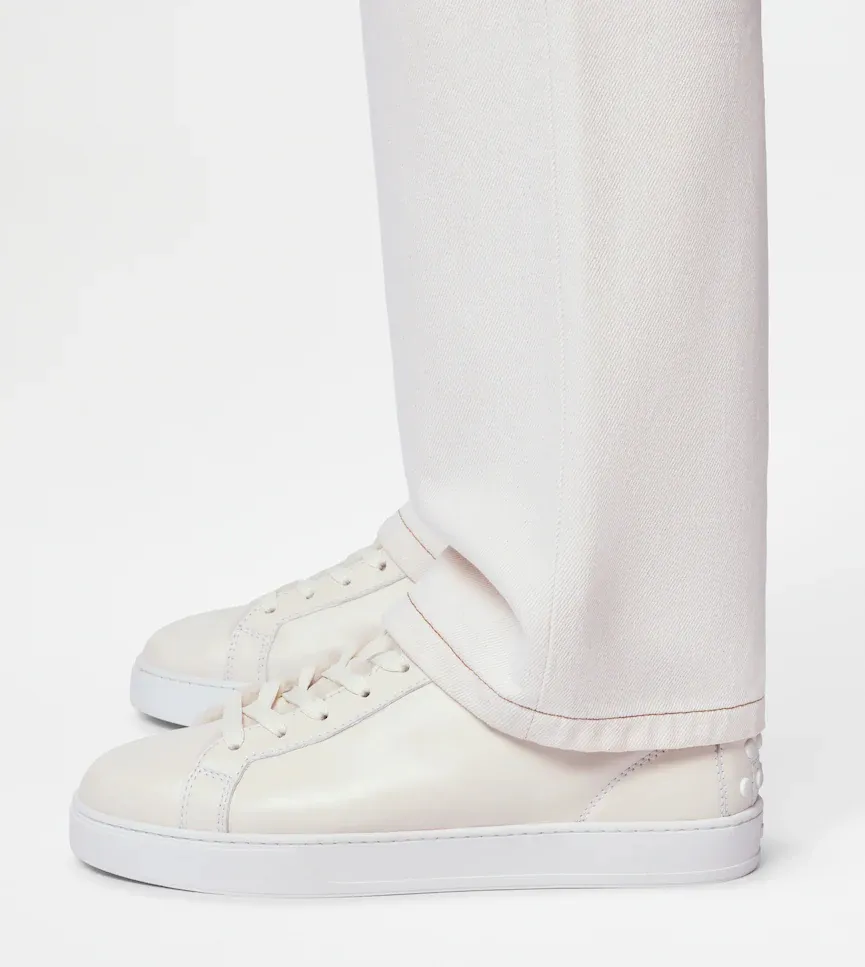 Shearling-Trimmed Sneakers