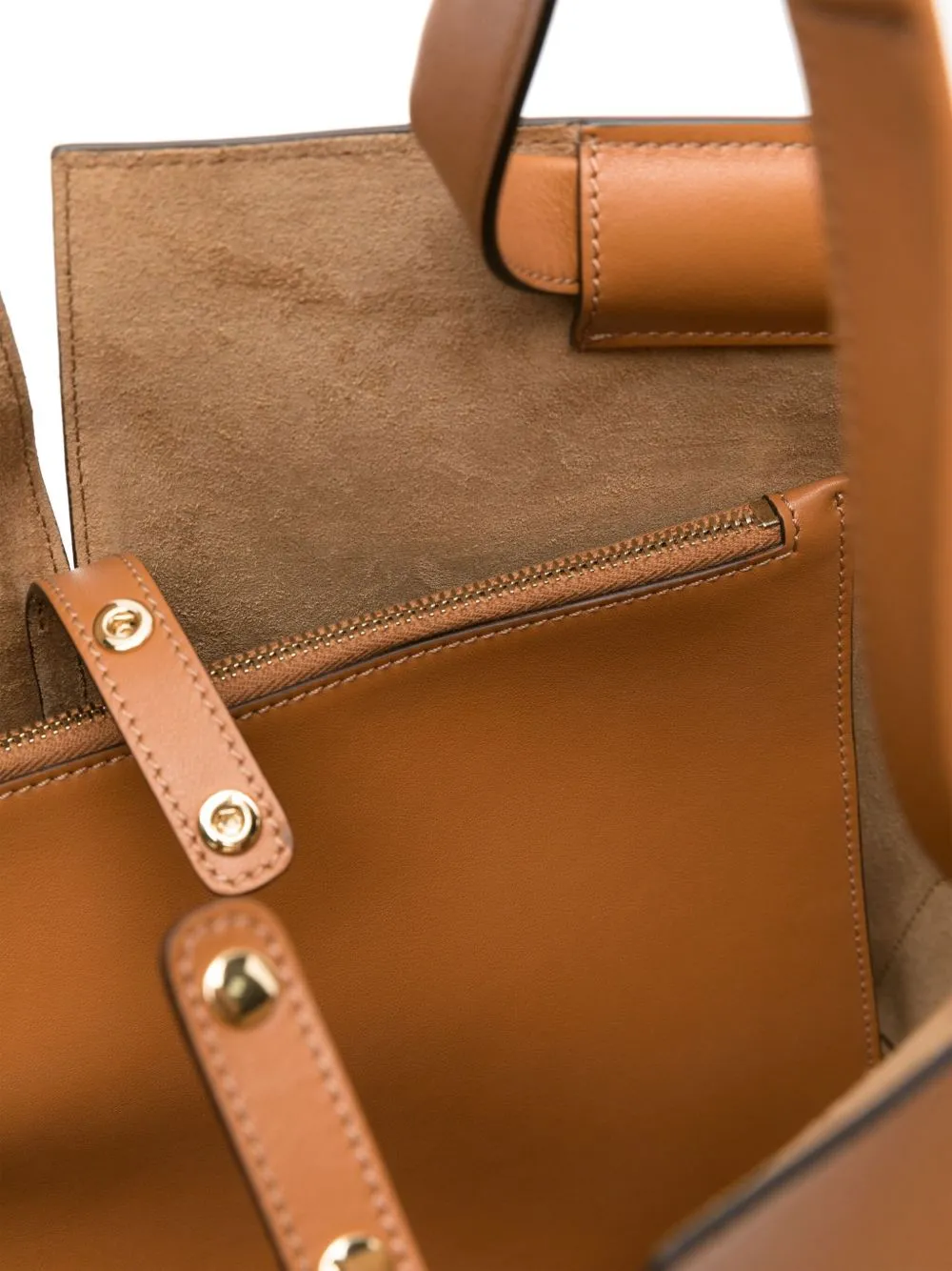 Logo Debossed Medium Tote Bag