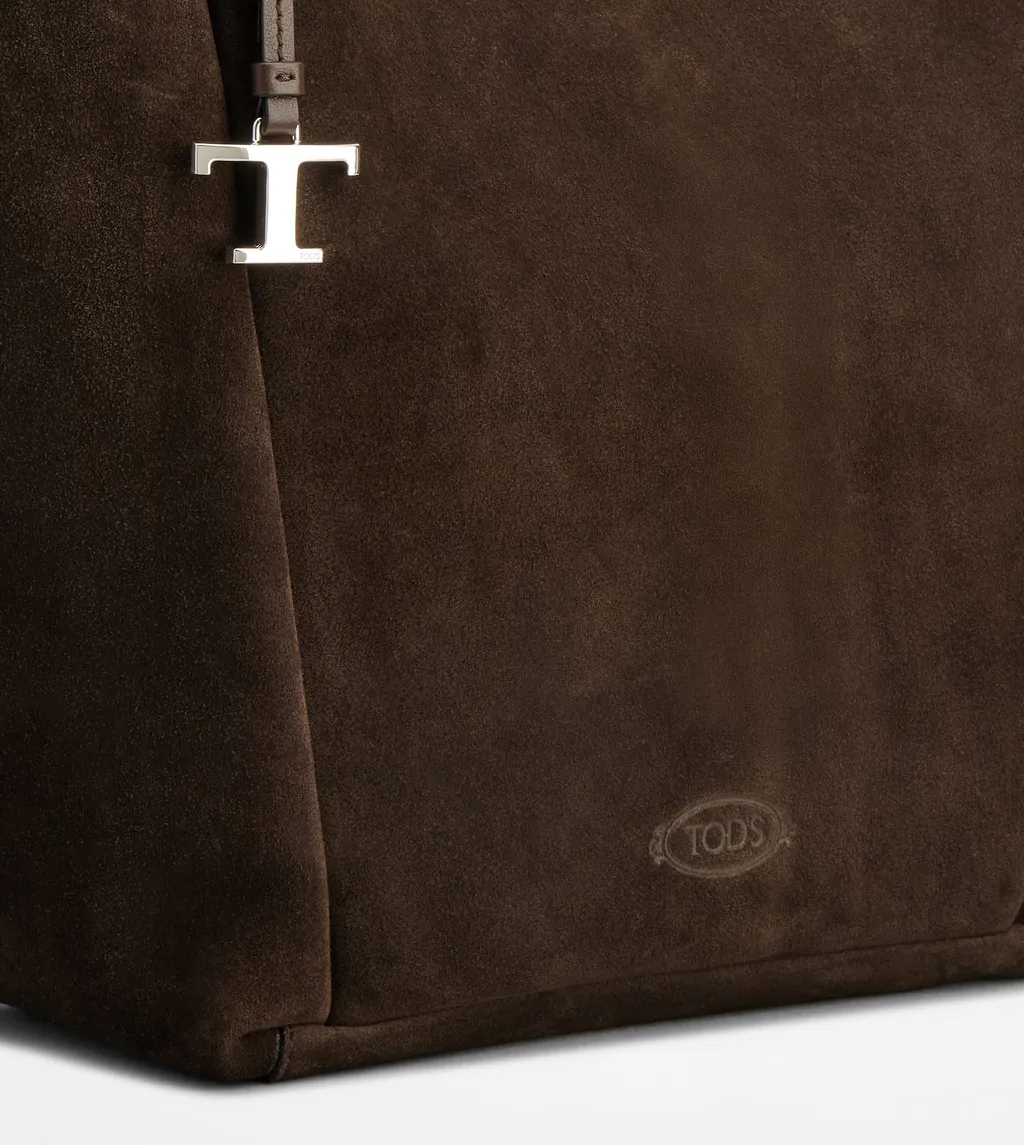 Logo Debossed Medium Bucket Bag
