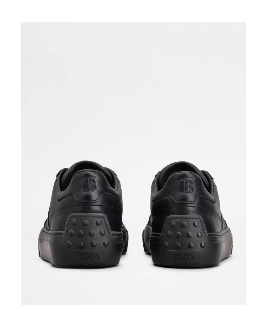 Round Toe Lace-Up Sneakers