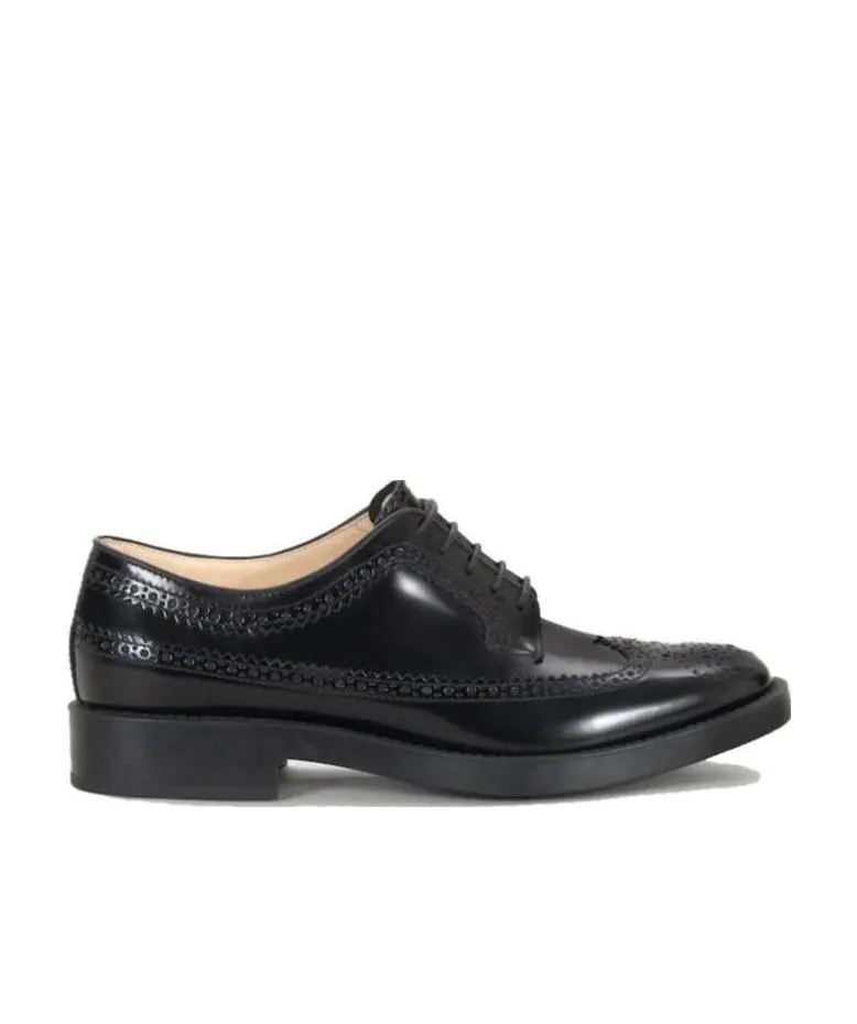 Lace-Up Leather Brogues